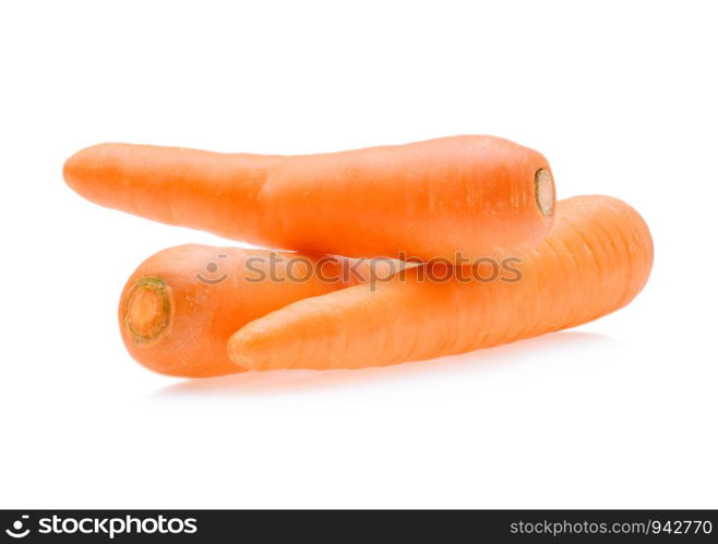 Carrot isolated on white