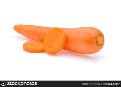 Carrot isolated on white