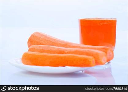 Carrot Juice in Glass