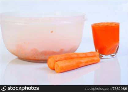 Carrot Juice in Glass