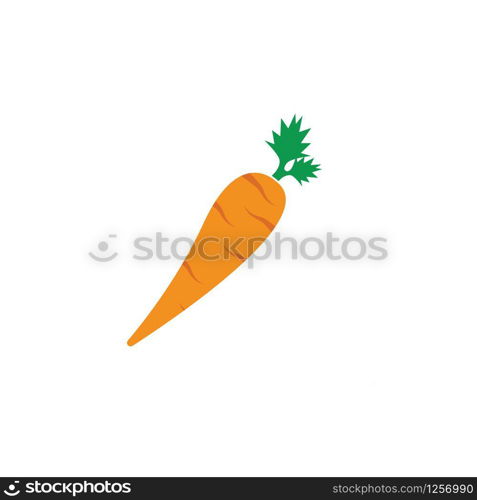 carrot logo icon vector illustration design template