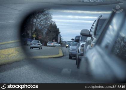 Cars in Side Mirror