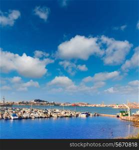 Cartagena Murcia port marina in Mediterranean Spain