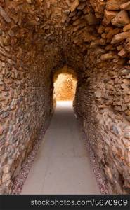 Cartagena Roman Amphitheater corridor in Murcia Spain