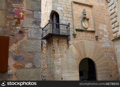 Carvajal Tower in Caceres at Extremadura of Spain