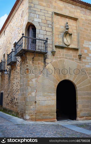 Carvajal Tower in Caceres at Extremadura of Spain