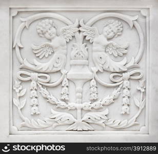 Carved stone decoration