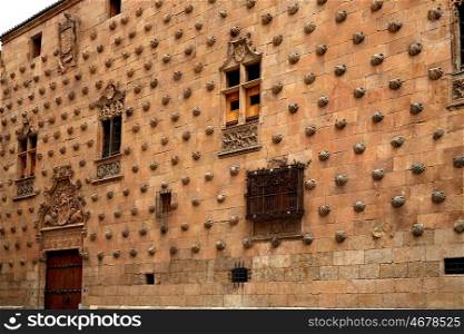 Casa de las Conchas shell house in Salamanca of Spain
