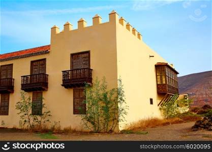 Casa de los Coroneles Fuerteventura La Oliva at Canary Islands of Spain