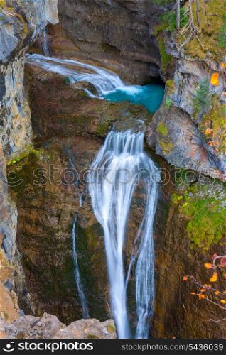 Cascada del Estrecho waterfall in Ordesa valley Pyrenees Huesca Spain Arazas river