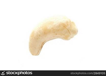 Cashew nuts isolated on a white background