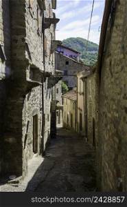 Casola in Lunigiana, historic town in Massa and Carrara province, Tuscany, Italy