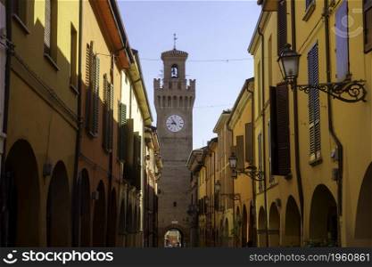 Castel San Pietro Terme, in Bologna province, Emilia-Romagna, Italy: historic city