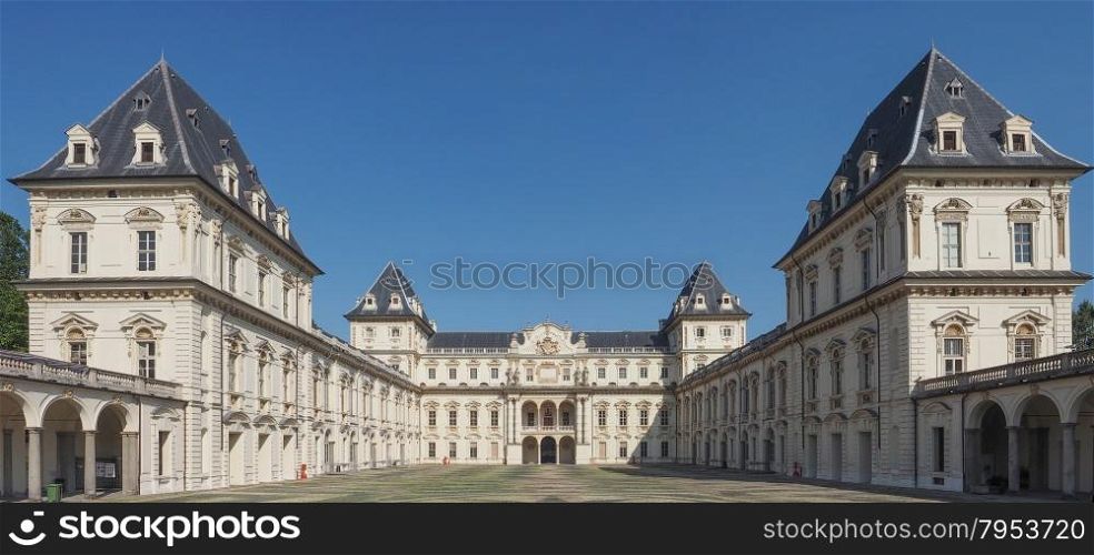 Castello del Valentino in Turin. Castello del Valentino baroque castle in Turin, Italy