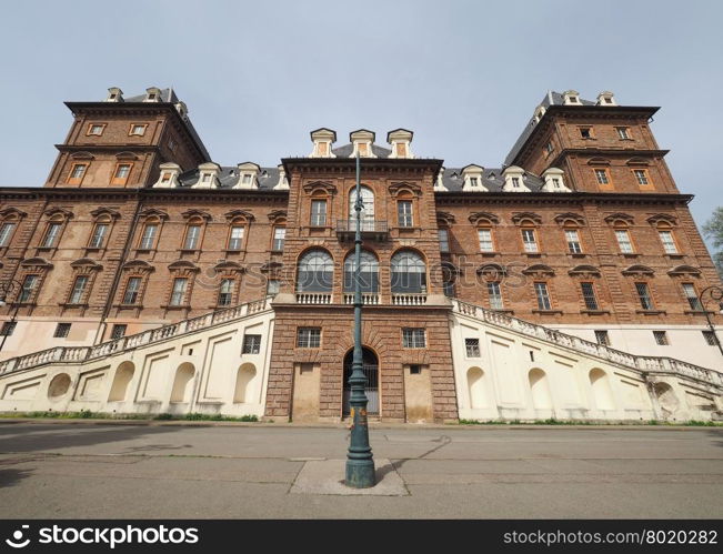 Castello del Valentino in Turin. Castello del Valentino baroque castle in Turin, Italy