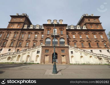 Castello del Valentino in Turin. Castello del Valentino baroque castle in Turin, Italy