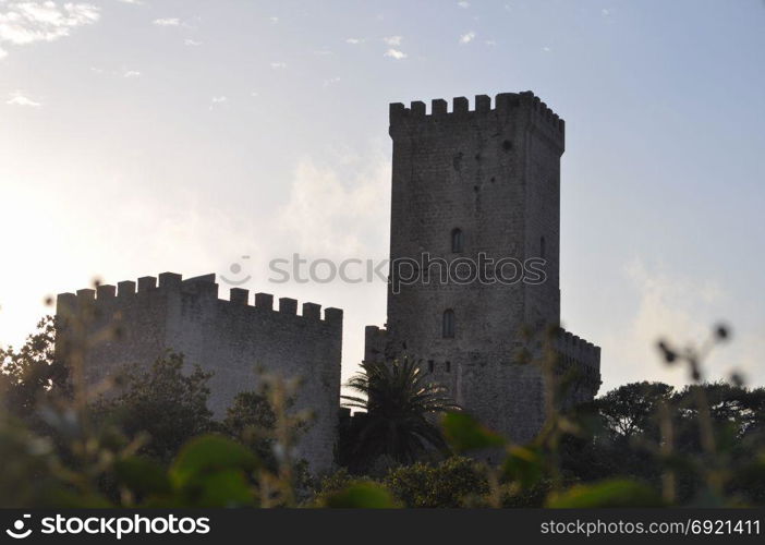 Castello di Venere in Erice. Castello di Venere (meaning Castle of Venus) in Erice, Italy