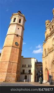 Castellon el Fadri gothic Cathedral belfry tower. Castellon el Fadri gothic belfry tower of Cathedral