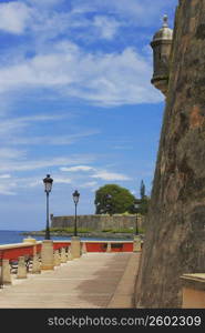 Castle at the seaside, Morro Castle, Old San Juan, San Juan, Puerto Rico