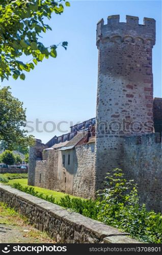 Castle in Obernai, Alsace, France