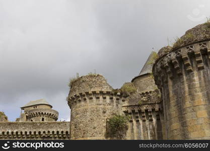 Castle of Fougeres in Brittany, north of France