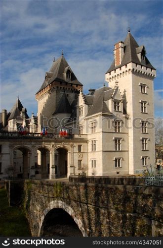 Castle of Pau, in the Pyrenees Atlantiques, France