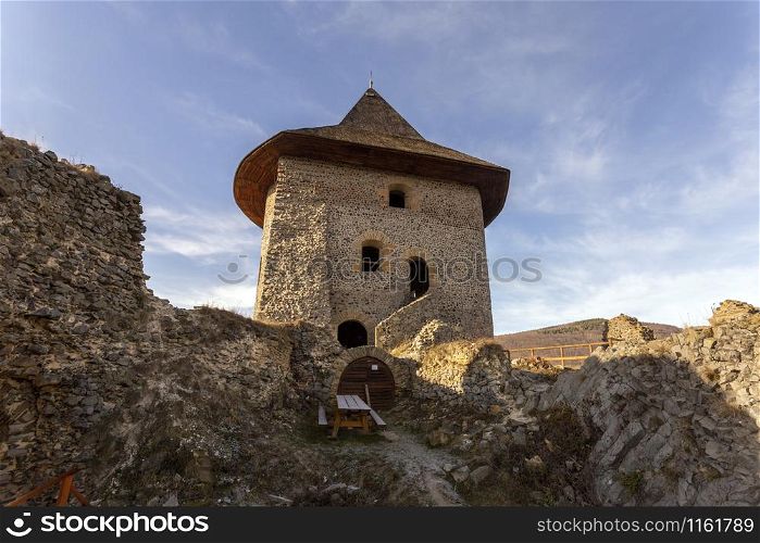 Castle of Somosko (Somoska) on the border of Hungary and Slovakia.