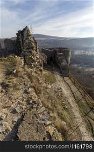 Castle of Somosko (Somoska) on the border of Hungary and Slovakia.
