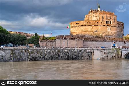 Castle of the Holy Angel (Castel Sant&rsquo;Angelo) in Rome, Italy