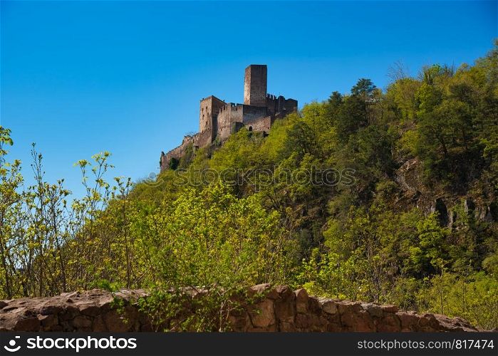 Castle ruin of Hoheneppan in South Tyrol