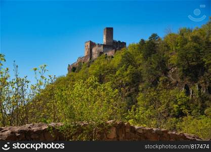 Castle ruin of Hoheneppan in South Tyrol