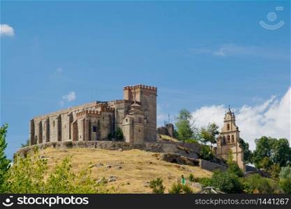 Castle that raise Aracena&rsquo;s city, placed in the mountain range of the same name.. Castillo - fortaleza de Aracena / Castle - fortress of Aracena