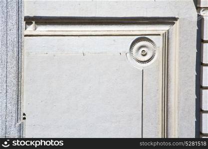 castronno lombardy italy varese abstract wall of a curch circle pattern