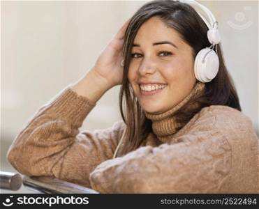 casual teenager listening music 2