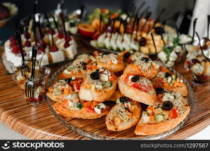 Catering. Food for parties, corporate parties, conferences, forums banquets selective focus. Catering. Food for parties, corporate parties, conferences, forums, banquets. selective focus