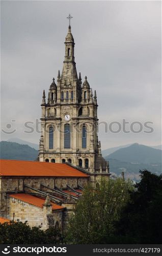 cathedral architecture in Bilbao city