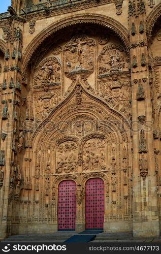 Cathedral Basilica in Salamanca of Spain by the via de la Plata way