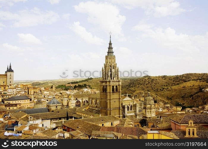 Cathedral in a city, Cathedral Of Toledo, Toledo, Spain