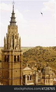 Cathedral in a city, Cathedral Of Toledo, Toledo, Spain