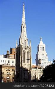 Cathedral in a city, St. Patrick&acute;s Cathedral, Manhattan, New York City, New York State, USA
