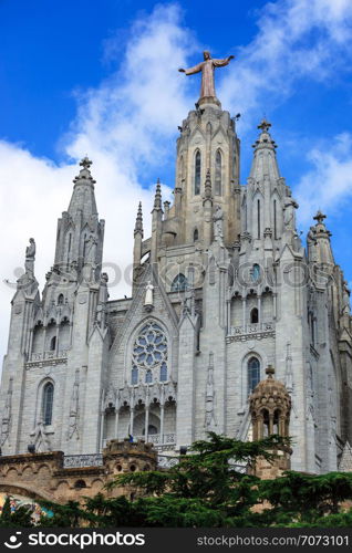 Cathedral in Spain on a sunny day