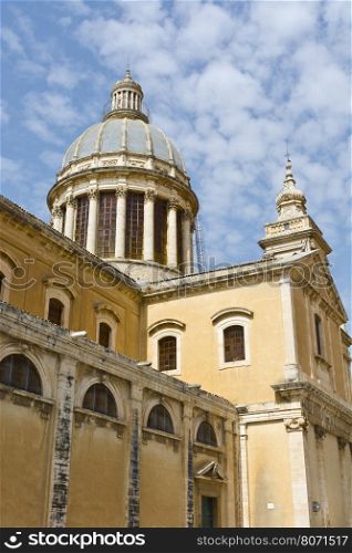 Cathedral in the City of Ragusa in Sicily