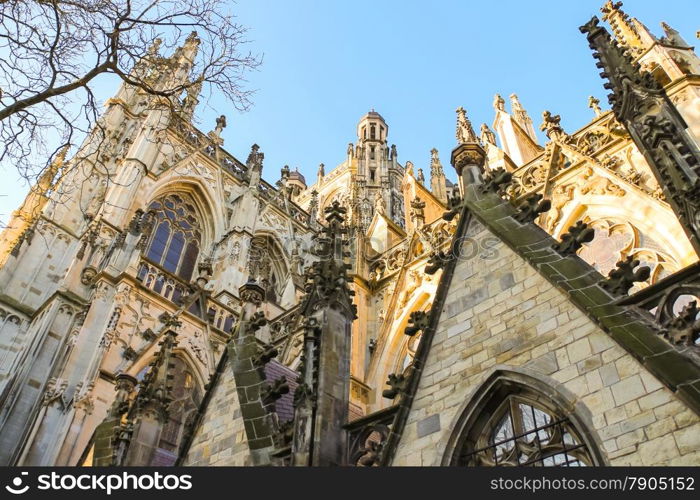 Cathedral in the Dutch city of Den Bosch. Netherlands