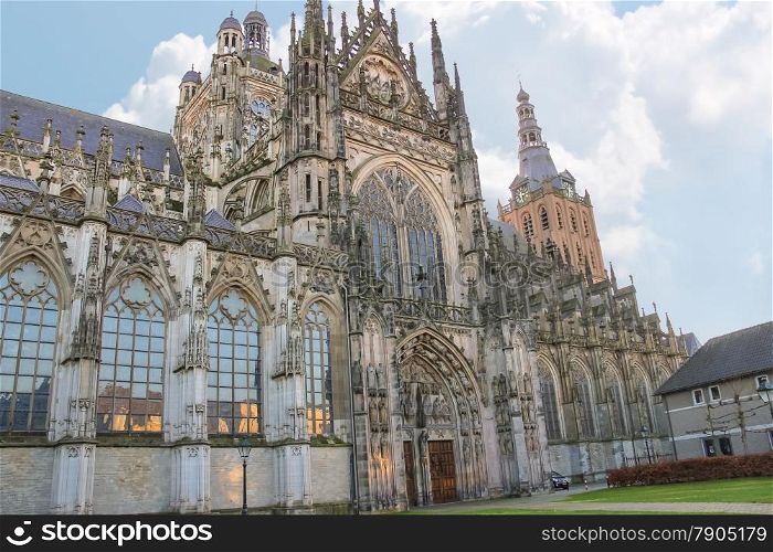 Cathedral in the Dutch city of Den Bosch. Netherlands