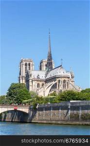 Cathedral Notre Dame Reims Champagne, River Seine, Paris, France