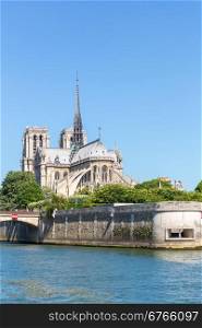 Cathedral Notre Dame Reims Champagne, River Seine, Paris, France