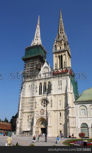 Cathedral of Assumption of the Blessed Virgin Mary in Zagreb, Croatia