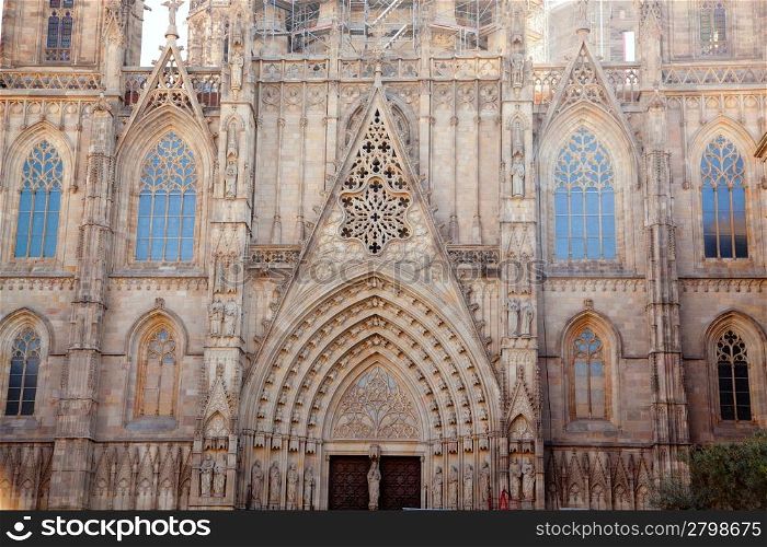 Cathedral of Barcelona Seu Seo gothic architecture in spain catalonia