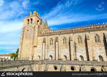 Cathedral of Evora, Portugal in a beautiful summer day