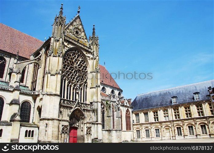 cathedral of old town of Sens - France, Yonne